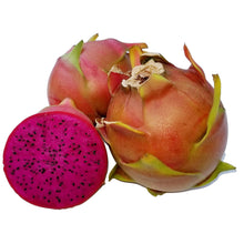 Load image into Gallery viewer, Shayna dragon fruit variety sweet pink to red flesh and is self fertile