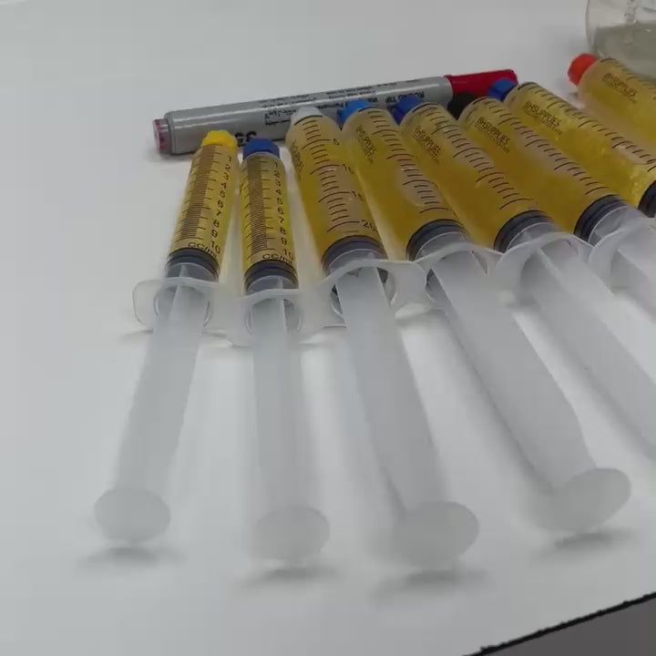 Video showing LC packs of 3 and 5 for both 10 ml and 20 ml syringes
